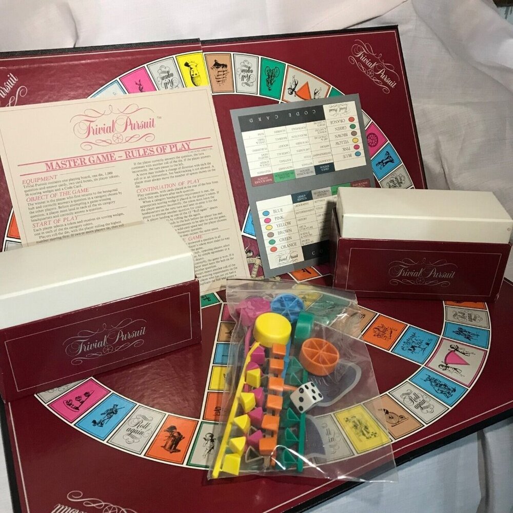 Trivial Pursuit Master Game Baby Boomer Edition Board Game Complete Like New